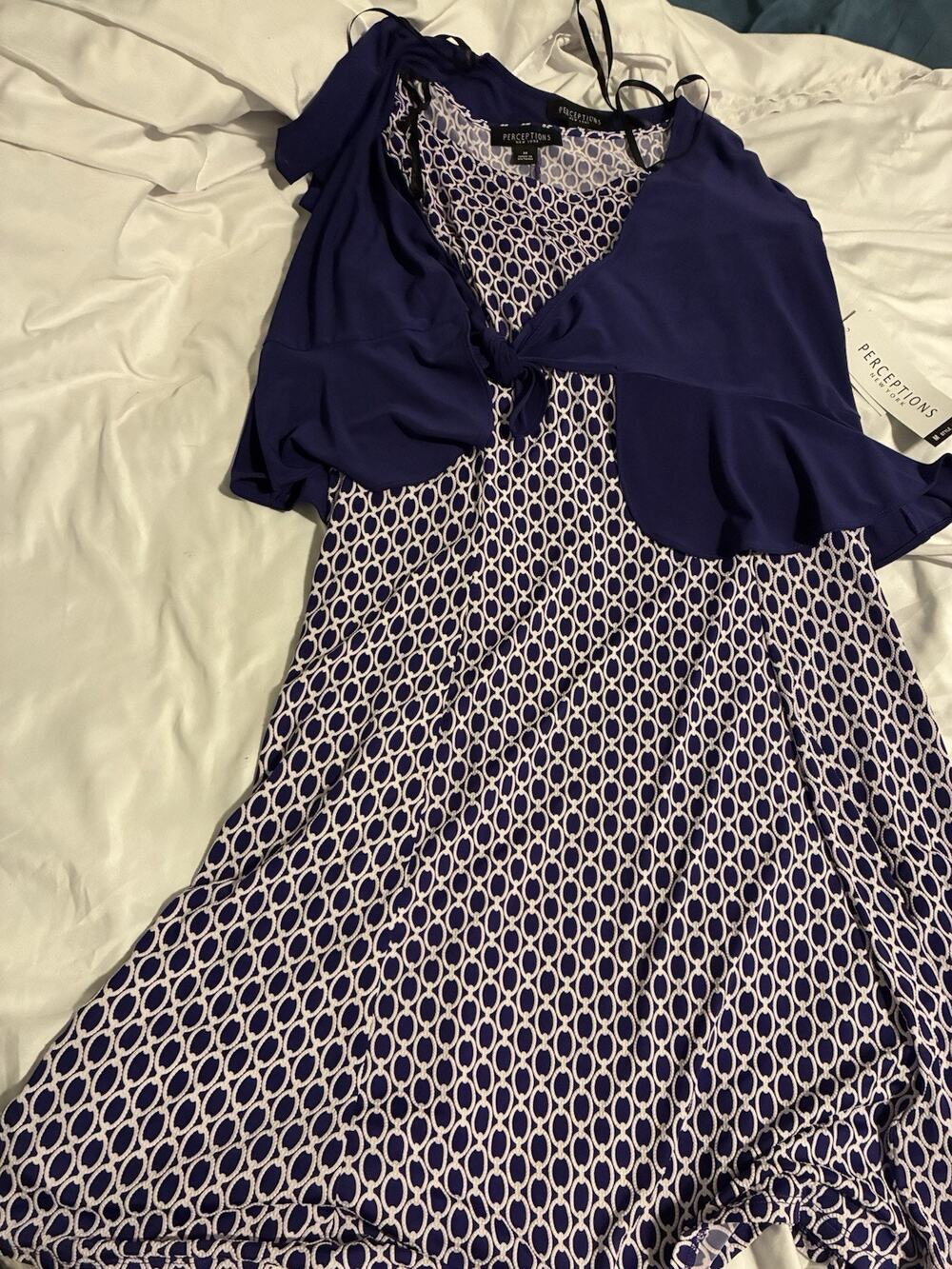 Perceptions NWT Purple 2 Piece Dress Size M